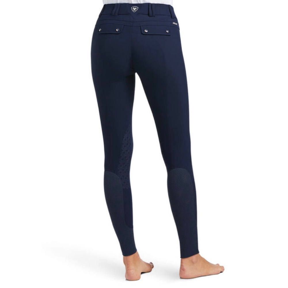 Ariat women’s Tri Factor Grip Knee Patch Breech, size 28L, Navy!